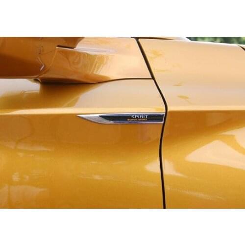 High quality ABS chrome 2pcs car Front fender side mark adornment body decoration sticker for Citroen DS7 DS5 DS5LS DS6 DS4S