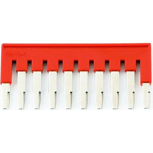 1pcs PLUG IN bridge for ST2.5 Terminal Block 10 Position plug in bridge FBS10-5