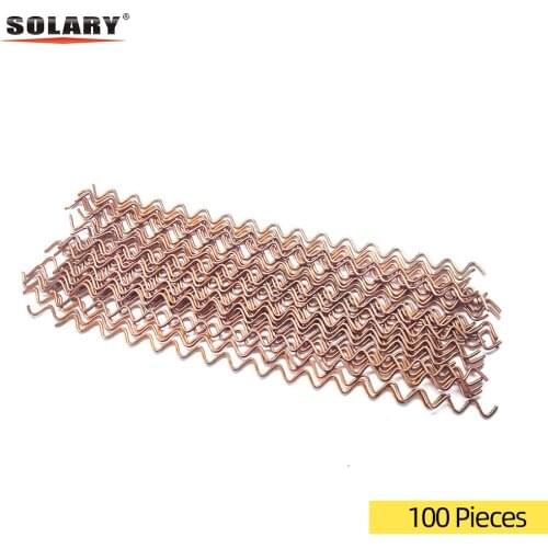 100Pcs Dent Pulling Wavy Wire Spot Welding Machine Accessories Panel Puller Wiggle Wires Consumables For Spot Welder