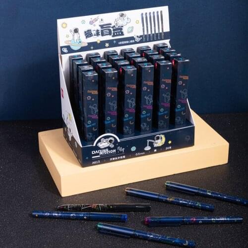 2pcs gel Pen Rollerball Pen for School Supplies Anime Carbon Pen Stationery Office Accessories Stationery Kids Gift Kawaii