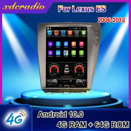 Xdcradio 10.4" Android 10.0 For Lexus ES ES240 ES300 ES330 ES350 Car Radio Car Multimedia Player Auto GPS Navigation 2009-2012