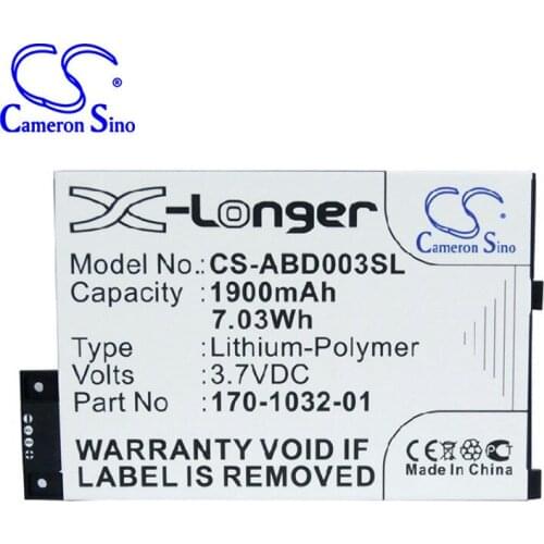 CameronSino for AMAZON Kindle 3 / Wi-fi Kindle 3G Graphite 170-1032-00 170-1032-01 GP-S10-346392-0100 S11GTSF01A battery