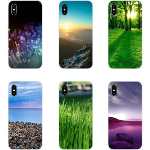 Natural Landscape Neon Scenery Accessories Phone Shell Covers For Huawei Mate Honor 4C 5C 5X 6X 7 7A 7C 8 9 10 8C 8X 20 Lite Pro