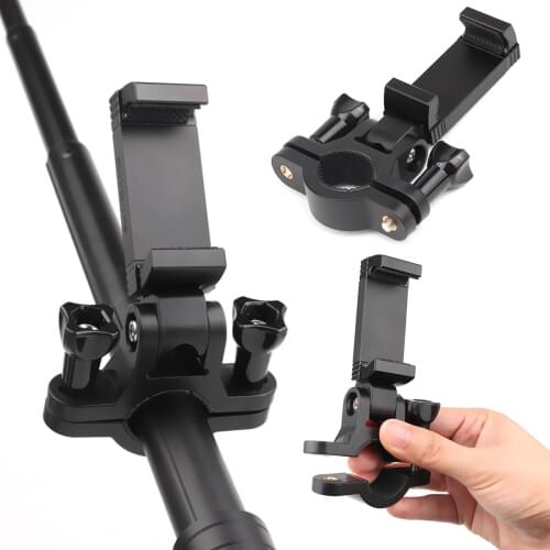 SOONHUA Phone Holder Phone Clip Bracket On Extension Rod Mobile Phone Holders For DJI OSMO Pocket/OSMO Action Camera