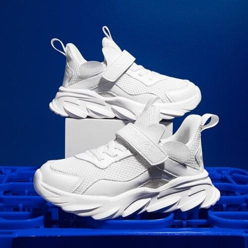 Childrens Sports Shoes Breathable Mesh Boys Girls Anti-slip Soft Sole Casual Outdoor Running Shoes Comfortable Kids Sneakers