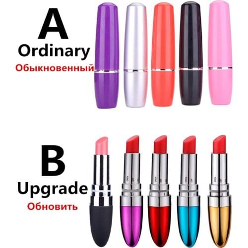 Lipstick Vibrator Clitoris Stimulator Mini G-spot Massage Vibrating Egg Sex Toys For Women Vagina Erotic Secret Bullet Vibrators
