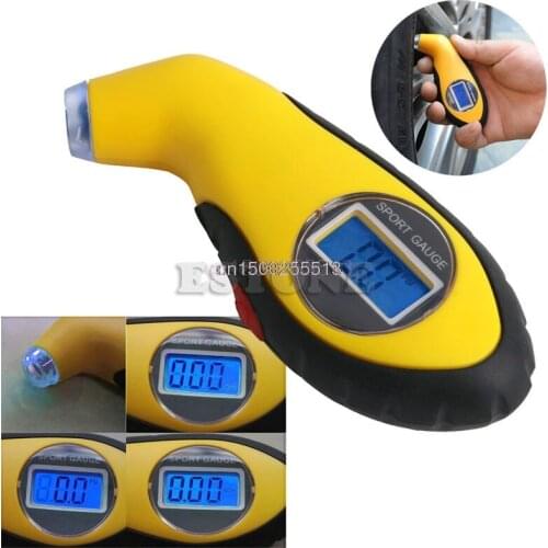 Tire Pressure Guage Digital Car Bike Truck Auto Air PSI Meter Tester Tyre Gauge