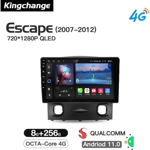 Kingchange Car Multimedia Video Player Navigation For Ford Escape 1 2007 - 2012 Radio Stereo BT GPS Wifi DSP