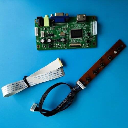 Kit for B156XTN08.1/B156XTN08.2 30pin LED DRIVER LCD 1366×768 Monitor HDMI VGA Controller Board Panel Display SCREEN EDP 15.6"