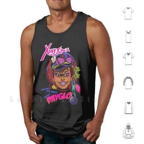 X Ray Spex The Day The World Turned Dayglo Tank Tops Vest Sleeveless Ray Spex X Ray Xray Punk Rock 1977 1978 London Uk Poly