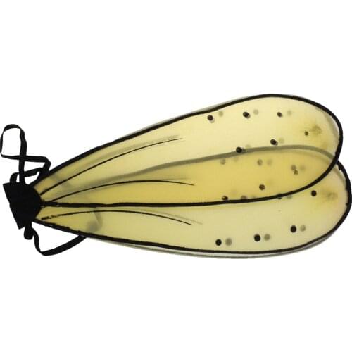 Cute Girls Kids Fairy Fairytale Dragonfly Fairy Wings Party Dress Up Yellow