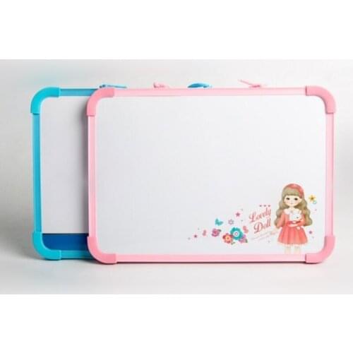 Mini Magnetic Whiteboard Writing Home Decoration Flexible Message White Board for Kids Memo Pad With Flight Chess 35*25cm