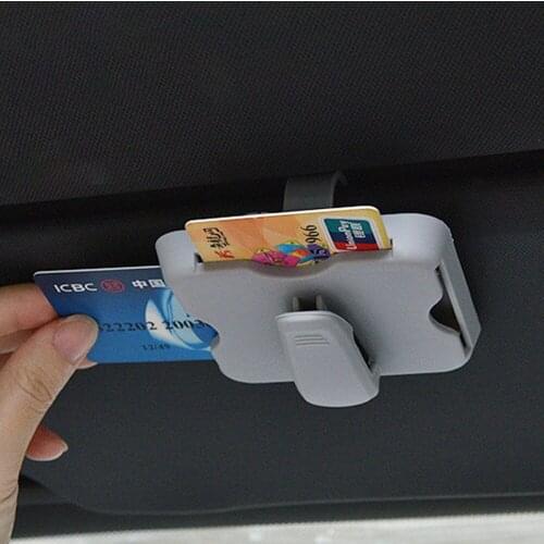 Multifunctional Car Sun Visor Clip Auto Parking Clip Car IC Card Clip Sunglasses Holder