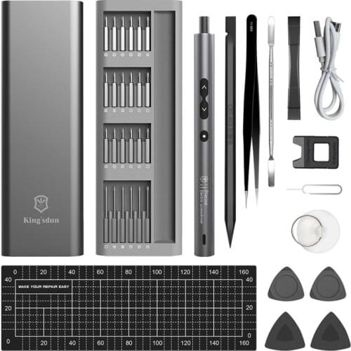 Electric Screwdriver Set 62 In 1 Micro Precision Power Tools for Phone Laptop DIY Magnetic Multifuctional LED Light Screwdrivers