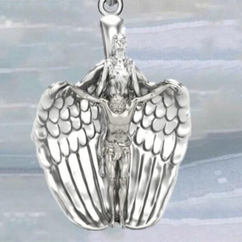 Jesus Necklace Memorial Necklace for Women Vintage Wholesale Items Accessories for Women Wholesale Aesthetic Pendant Necklace