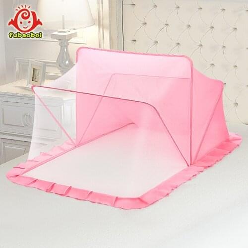 Portable Crib Mosquito Cover Mongolia Yurt Folding Bottomless Shading Baby Mesh Mosquito Net Bed Curtain