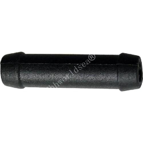 Shhworldsea 100pcs NYLOn BLack Hose Connectors Single Barb On Each End Internal Diameter:3.173.17MM car plastic fastener clip