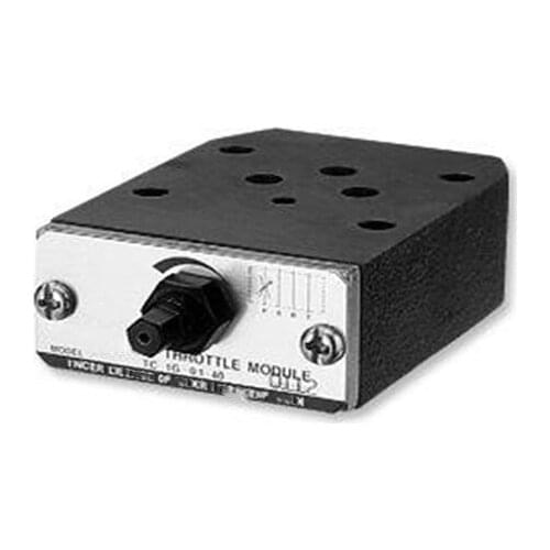 TC1G,TC2G series of TC1G-01-40,TC2G-01-40,TC1G-03,TC2G-03,TC1G-03-A,TC2G-03-C modular throttle check valve