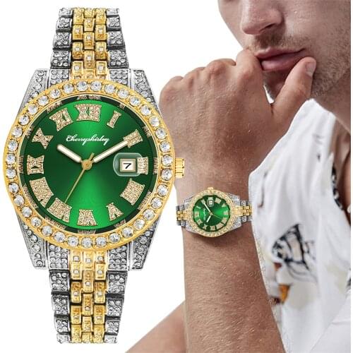 Vansvar Mens Gold Watch