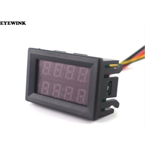 DC 200V 0-10A DC Voltmeter Ammeter High Precision Car Voltage Current Tester