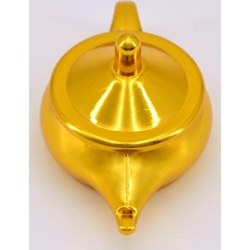 2pcs Wonderful Lamp Golden Color Magic Tricks Street Stage Magia Mentalism Gimmick Prop Coin Appearing Vanish Magie Accessaries