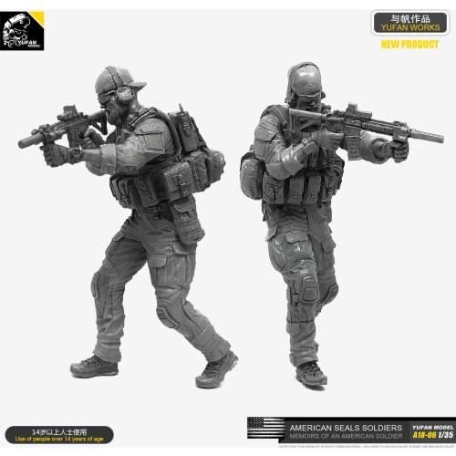 1/35 Resin kits Soldier Model (US Navy SEAL) self-assembled A18-06