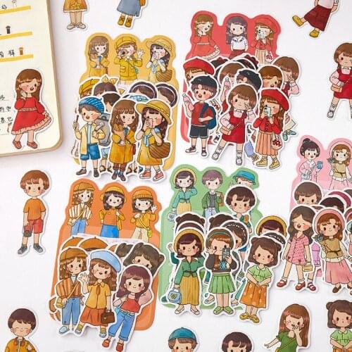 20set Kawaii Stationery Stickers Dog World Series DIY Craft Scrapbooking Album Junk Journal Happy Planner Diary Stickers