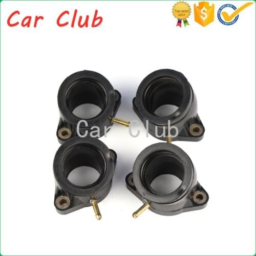 4PCS Carburetor Intake Adapter Boot Carburetor Intake Adapter Boot Set for XJ1100 J Maxim XS1100E/F/G/H XS1100L XS1100SF/SG/SH