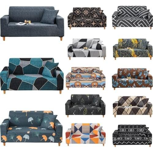 Stretch Plaid Sofa cover 1/2/3/4 Seater elastic couch cover for living room Washable Removable Slipcovers Adjustable Protector