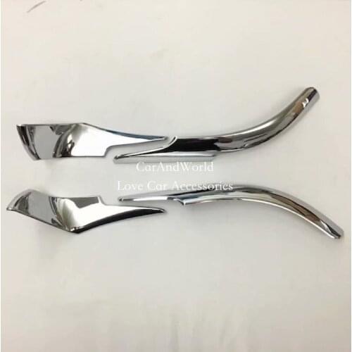 ABS Chrome Rear View Mirror Cover RearView Mirrors Frame Panel Trim Decoration For Jeep Compass 2017 2018 Car Styling Accessory