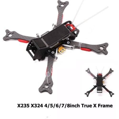 HSKRC 4inch X200 200mm 5inch X235 235mm HX215 215mm 6inch X268 268mm 7inch X292 292 8inch X324 324 Carbon Fiber Quadcopter Frame
