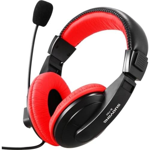 SUOYANA Gaming Headphone Headset Earphone Headband with Mic For PC Gamer
