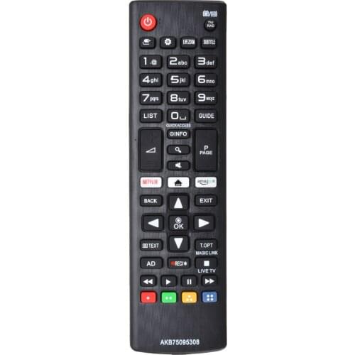 Mayitr Remote Control TV ABS Controller Suitable For LG Smart TV AKB75095308 55UJ630V 65UJ630V 43UJ630V Remote