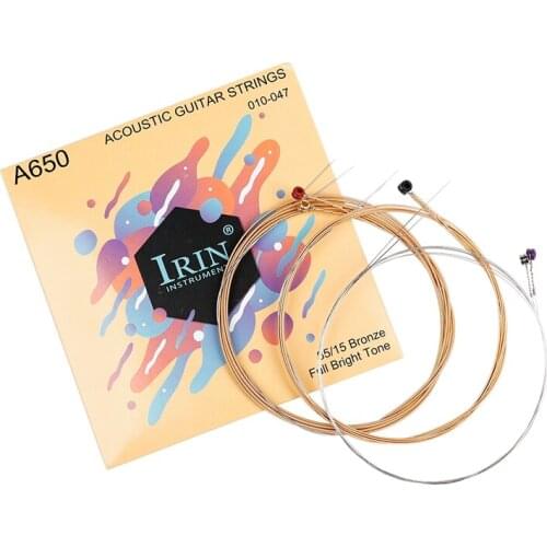 HOT IRin 10Sets Stainless Steel Guitars Strings Accessories Universal Acoustic Guitar String for Acoustic Guitar Parts
