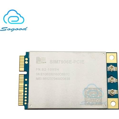 SIMCOM SIM7906E SIM7906E-PCIE LTE CAT6 module Multi-Band LTE-FDD/LTE-TDD/HSPA+ module B1/B3/B5/B7/B8/B20/B28/B32/B38/B40/B41