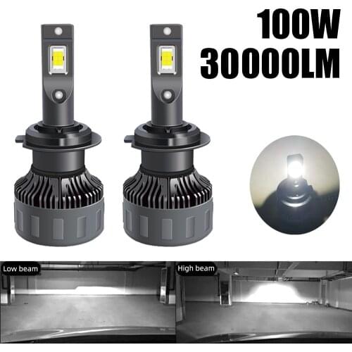 Niscarda 30000LM Car Canbus 100W HeadLamp H1 H7 H4 9006 H11 H3 LED Automobles Bulb Conversion Kit Hi/Lo Beam Headlight 9V-15V