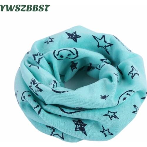 2021 New Cotton Baby Scarf Baby Bibs Autumn Winter Boys Girls Scarf O Ring Collar Children Scarves Kids Neckerchief Burp Cloths