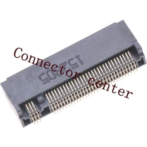 Original LOTES NGFF Socket 67Pin Key A 4.2mm Height SSD M.2 Connector A key