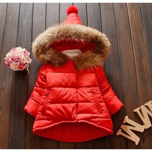 Autumn Winter Baby Jacket Warm Hooded Outerwear For Kids Children Cotton-padded Clothes Thicken Fashion Kids Clothes Baby Coat