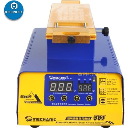 Mechanic Preheating Separator 361 Rotatable LCD Separate Machine Display Touch Screen Hot Plate Phone Repair Heating Station