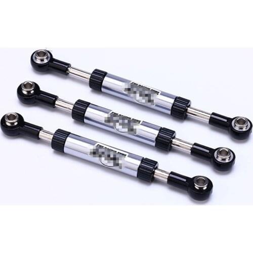 Adjustable Steering Rod Servo Link Linkage Pull Rod for Axial SCX10 D90 TRX4 1/10 RC Crawler Car Upgrade Part
