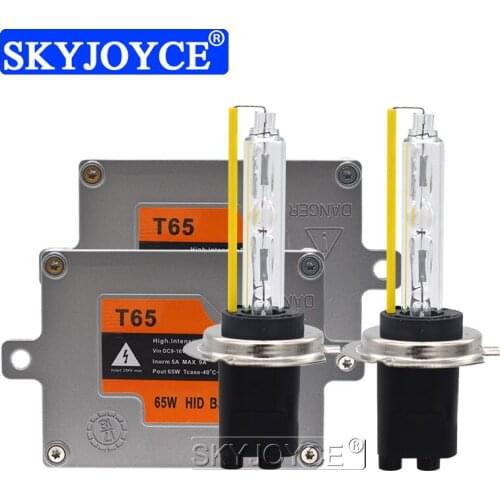 SKYJOYCE Fast Bright 5500K 65W HID Xenon H1 H3 H7 H11 HB3 HB4 9012 D2H Car Headlight Bulb Kit AC 12V HID Conversion Ballast Kit