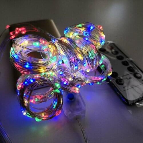 300 LED Light Curtain Light String USB Remote Control Christmas Day Light String Led Light