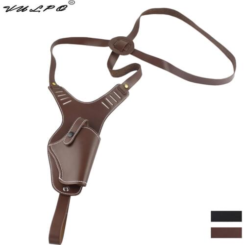 VULPO Tactical Concealed Gun Carry Leather Holster Underarm Shoulder Pistol Holster For M9 M1911 P1 Glock17/18