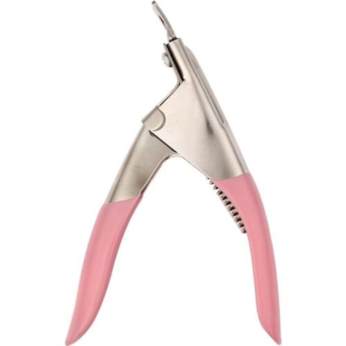 U Shape Art Edge Cutter Gel UV Acrylic Fake Nail Clipper Trimmer Tip Manicure Tool Scissor Pedicure Artificial