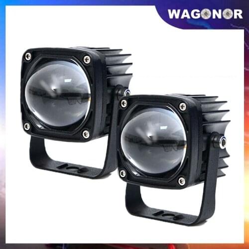 Wagonor 2 inch 20W LED Driving Light Work Light Bar Spot Offroad Driving 6000K Fog Lamp For Offroad Car Truck SUV ATV Boat
