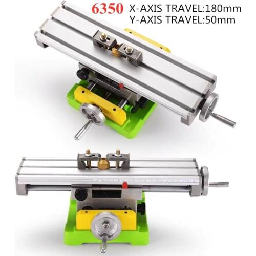 X Y-axis Coordinate Table Adjustable Work Table Vise Multifunction Worktable For Milling Machine and Bench Drill Compound Slide