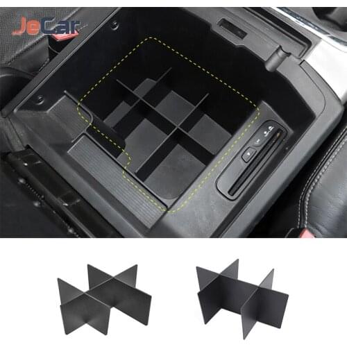 Central Armrest Box Partition Multi-function Finishing Storage Box For Dodge RAM 2010-2017 Stowing Tidying
