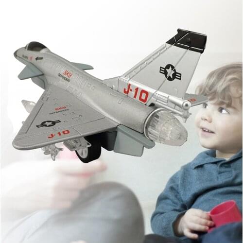 Funny Aircraft Educational Model Toy Rechargeable Biplane Kids Gift Figure Decor