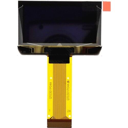 1.54 inch white/blue/yellow OLED display 128*64 24Pin SPD0301 driver QT0301P04A 1.54 inch 24P SPI OLED Screen SPD0301 Drive IC